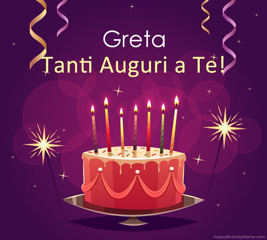 Buon Compleanno Greta Immagini 25