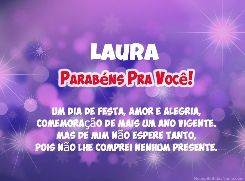 Belas imagens para feliz aniversário de Laura Belas imagens para feliz aniversário de Laura