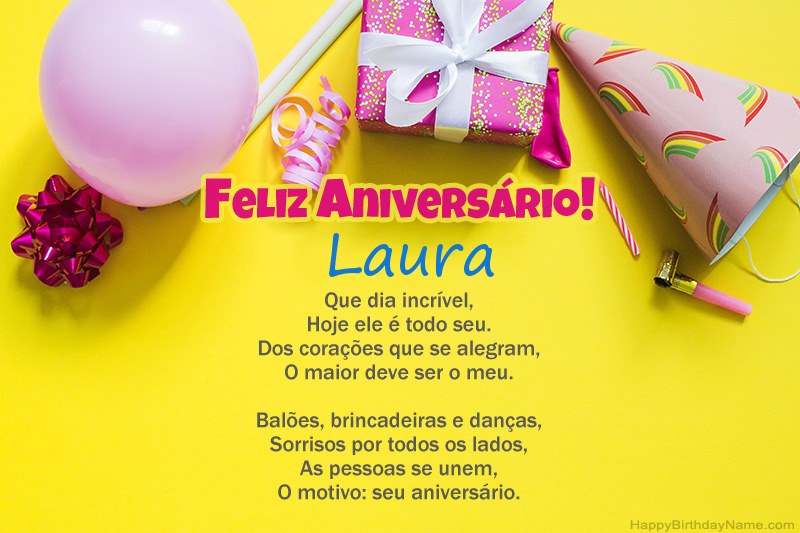 Feliz Aniversário Laura em prosa Feliz Aniversário Laura em prosa
