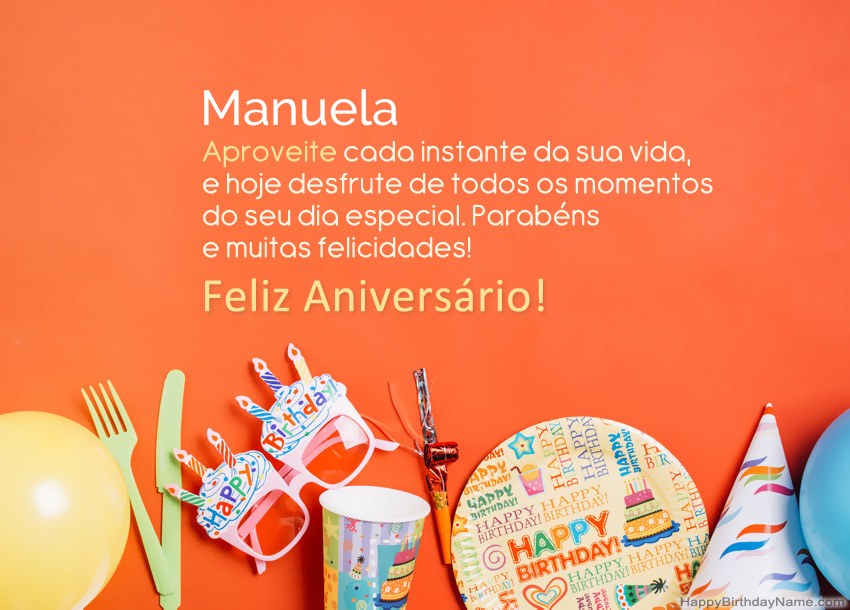 Feliz Aniversario para Manuela Feliz Aniversario para Manuela