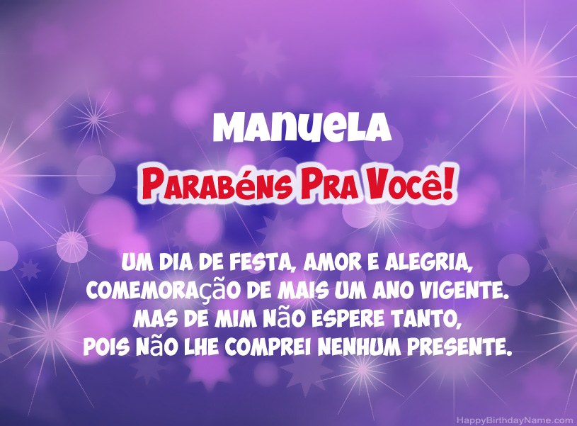 Belas imagens para feliz aniversário de Manuela Belas imagens para feliz aniversário de Manuela