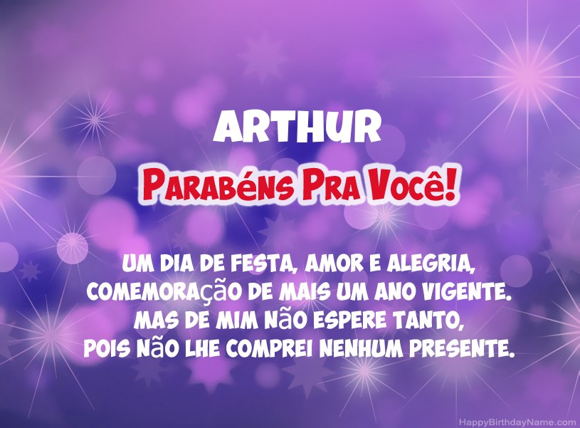 Belas imagens para feliz aniversário de Arthur Belas imagens para feliz aniversário de Arthur