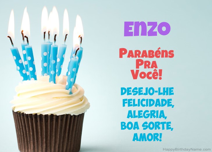 Parabéns pelo Feliz Aniversário do Enzo Parabéns pelo Feliz Aniversário do Enzo