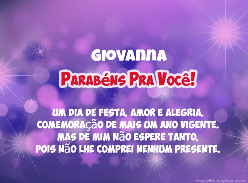 Belas imagens para feliz aniversário de Giovanna Belas imagens para feliz aniversário de Giovanna