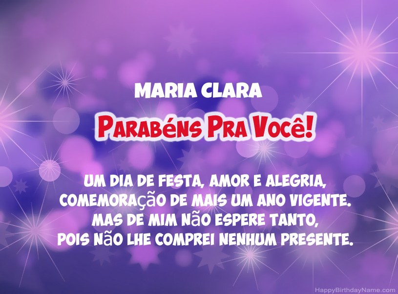 Belas imagens para feliz aniversário de Maria Clara Belas imagens para feliz aniversário de Maria Clara