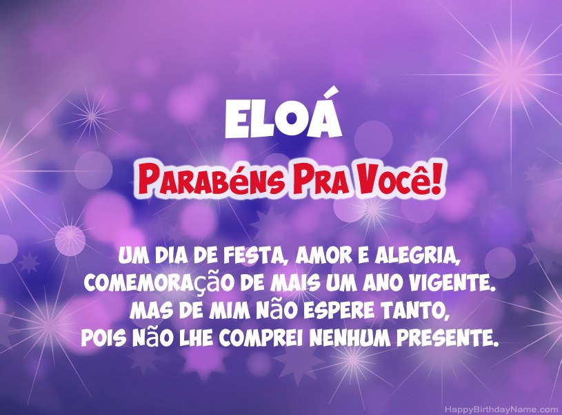 Belas imagens para feliz aniversário de Eloá Belas imagens para feliz aniversário de Eloá