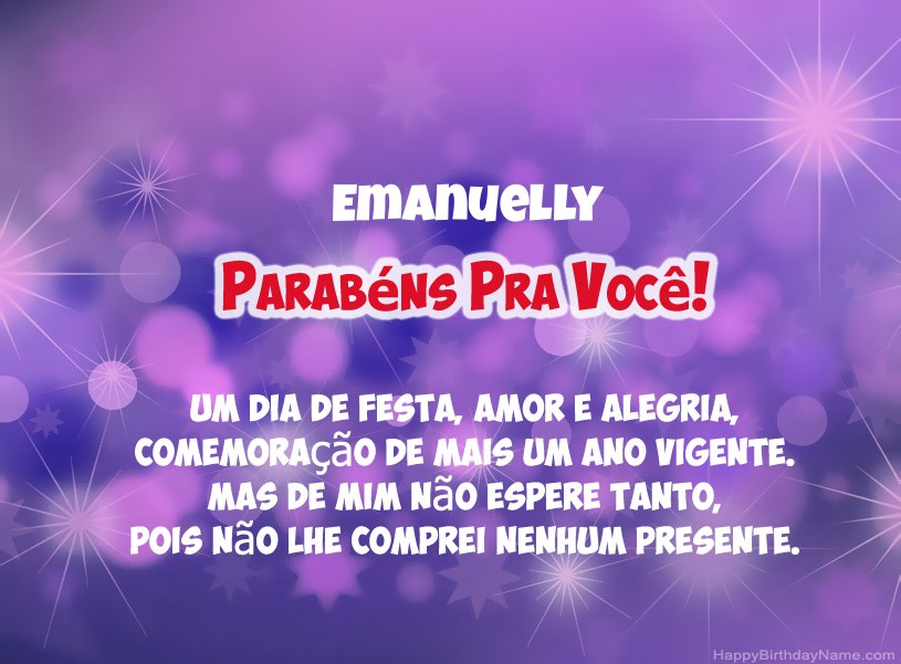 Belas imagens para feliz aniversário de Emanuelly Belas imagens para feliz aniversário de Emanuelly