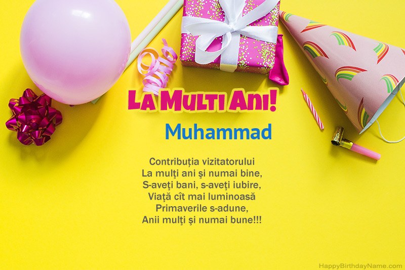 La mulți ani Muhammad în proză