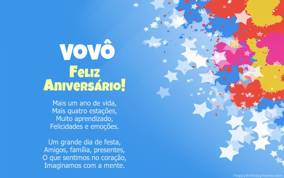Parabéns pelo aniversário Vovô Parabéns pelo aniversário Vovô