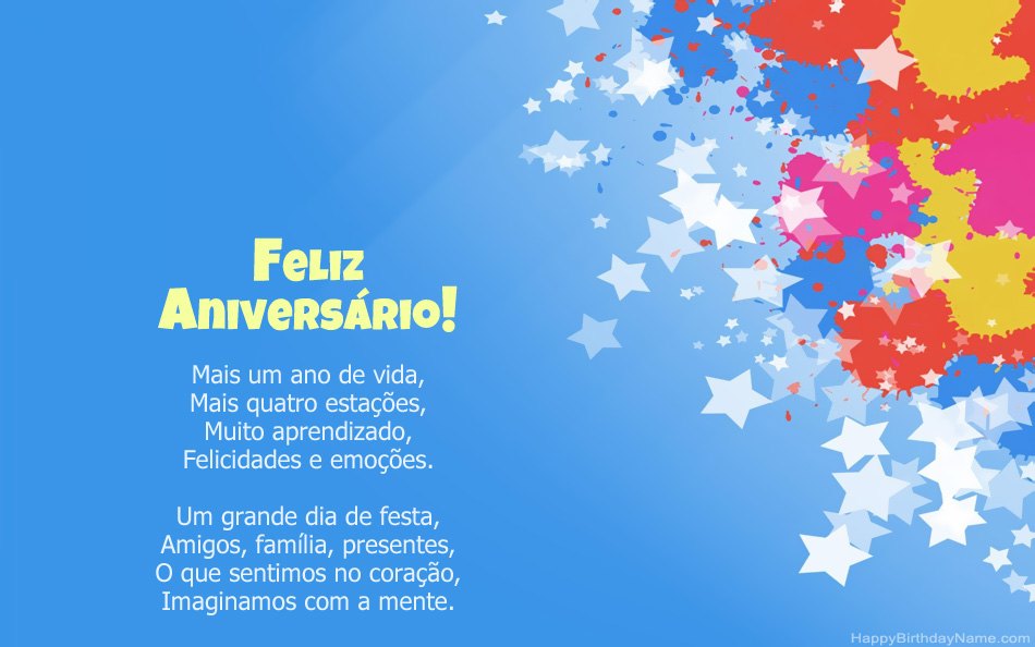 Parabéns pelo aniversário Parabéns pelo aniversário