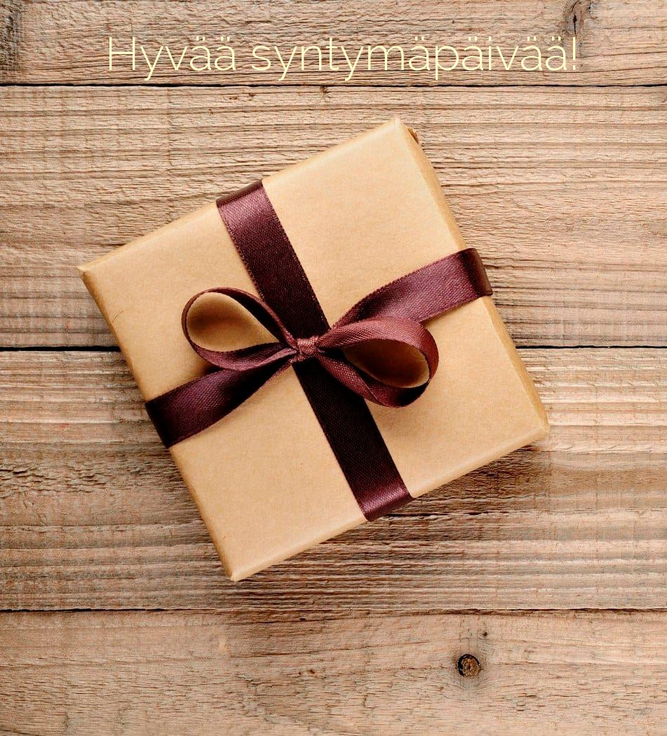 Hyvää syntymäpäivää!