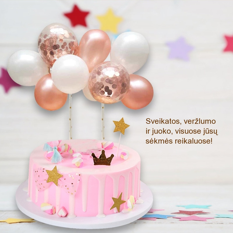 Sveikatos, veržlumo ir juoko, visuose jūsų sėkmės reikaluose!
