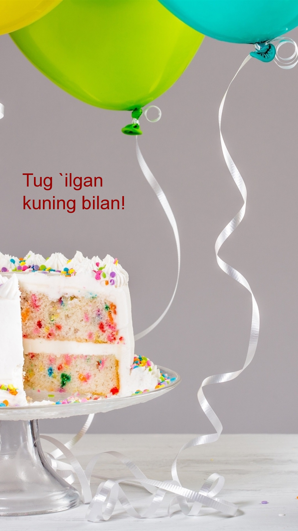 Tug `ilgan kuning bilan!