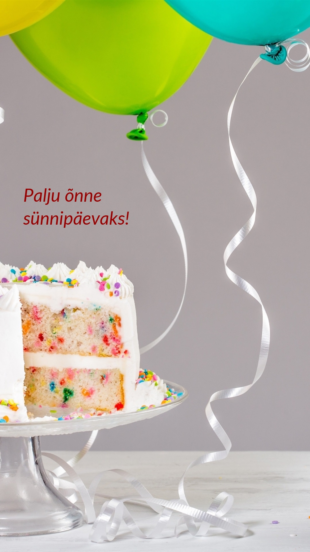 Palju õnne sünnipäevaks!