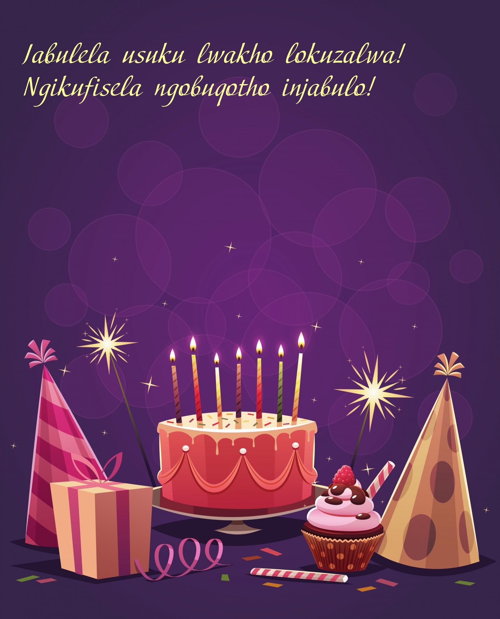 Jabulela usuku lwakho lokuzalwa!