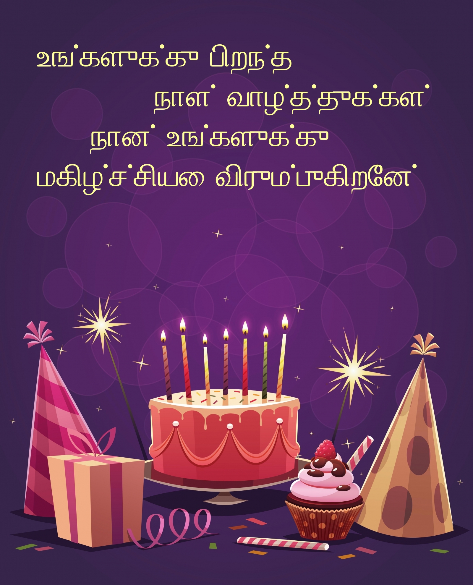 உங்களுக்கு பிறந்த நாள் வாழ்த்துக்கள்!