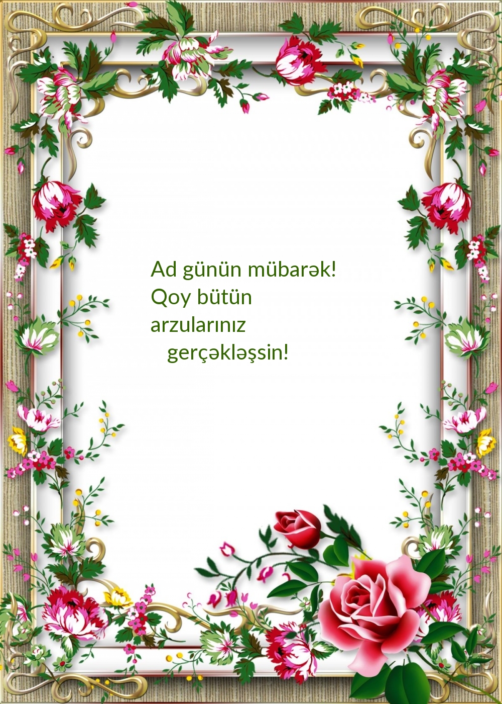 Ad günün mübarək!