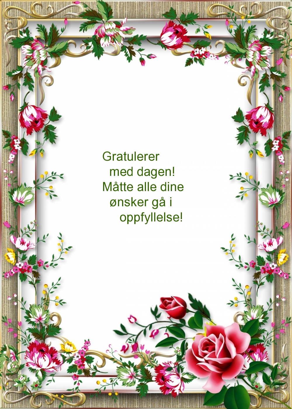 Gratulerer med dagen!