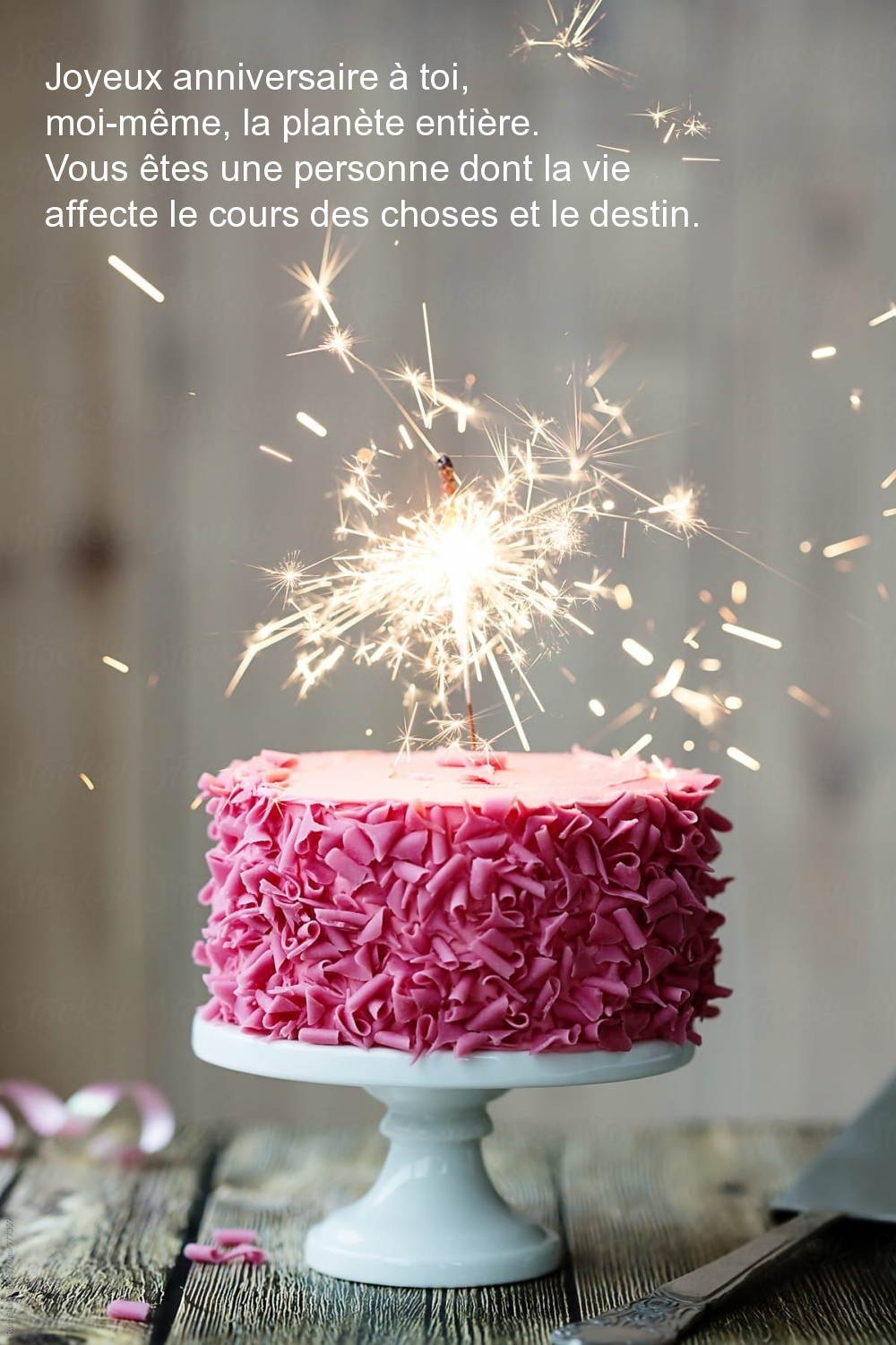 Joyeux anniversaire à toi, moi-même