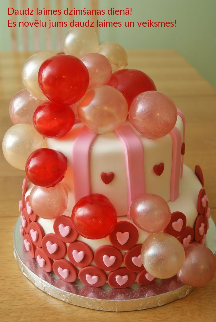 Daudz laimes dzimšanas dienā! 