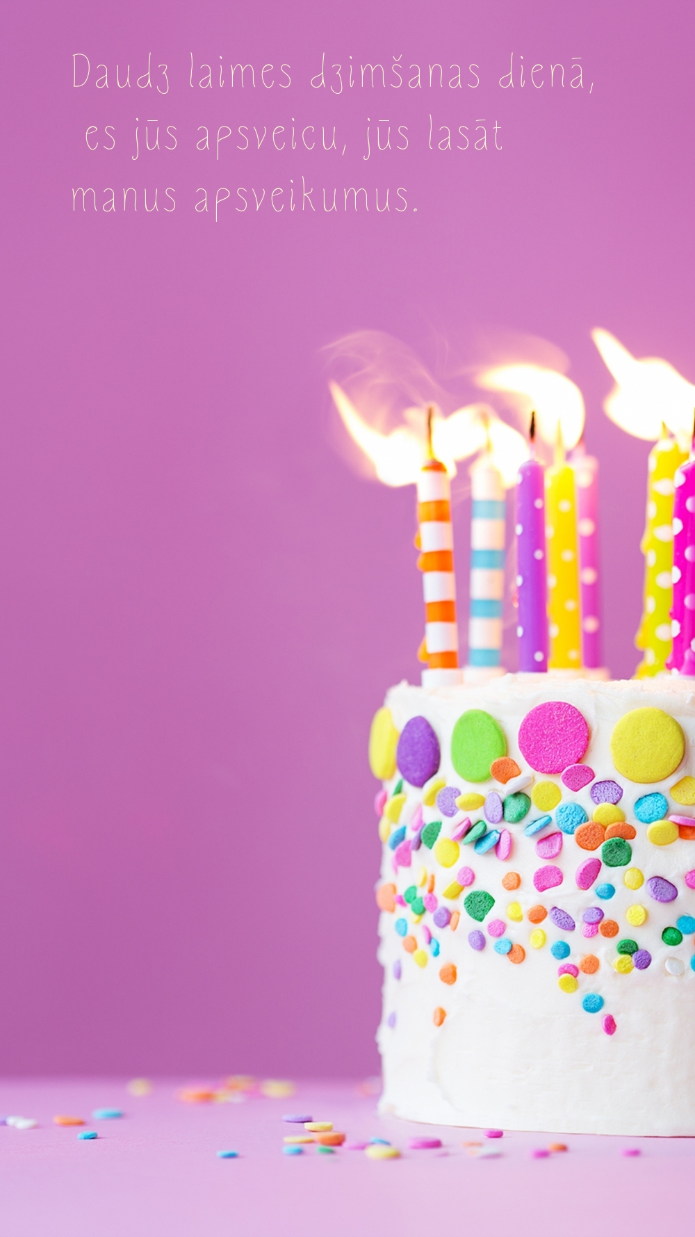 Daudz laimes dzimšanas dienā