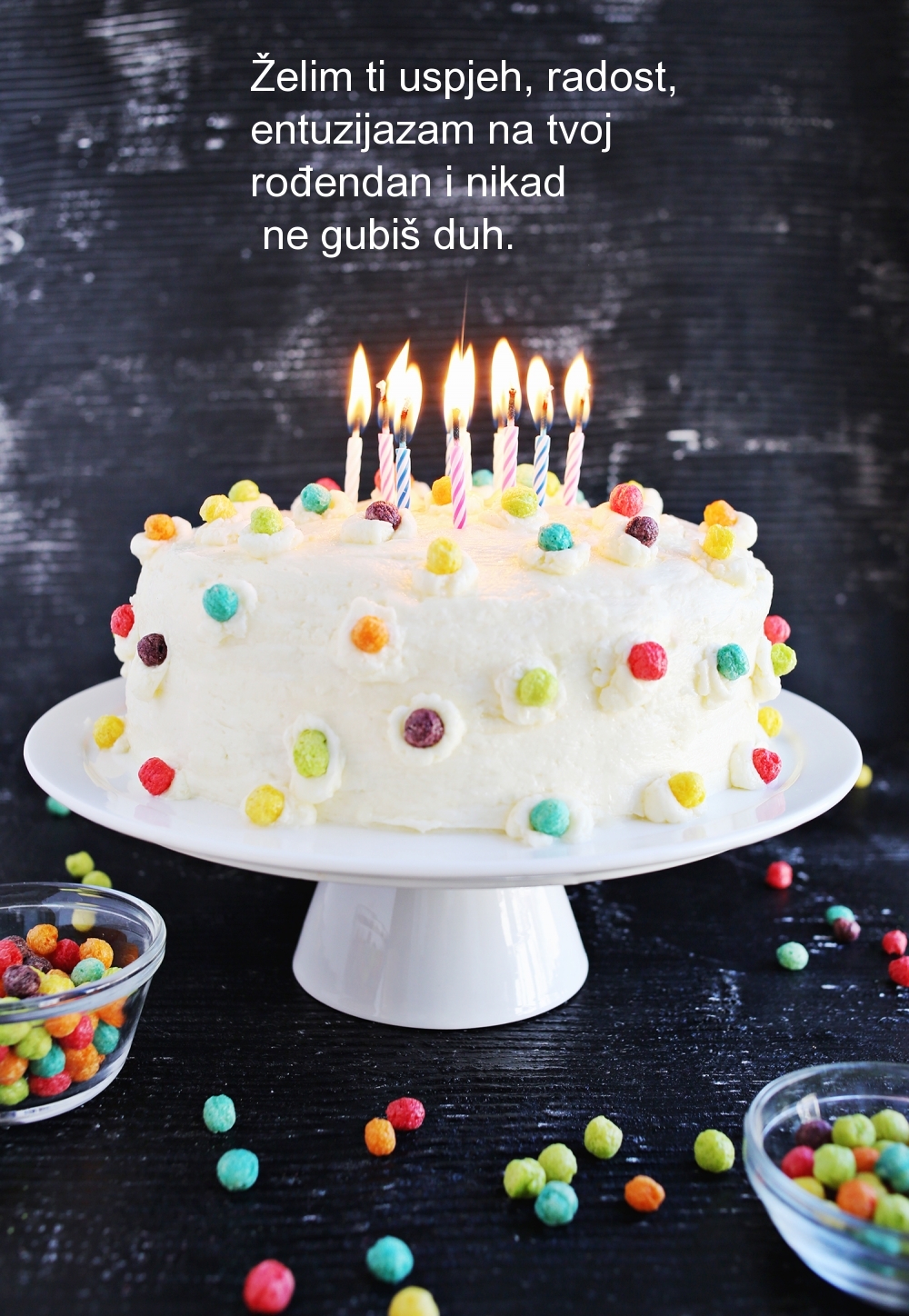 Želim ti uspjeh, radost, entuzijazam na tvoj