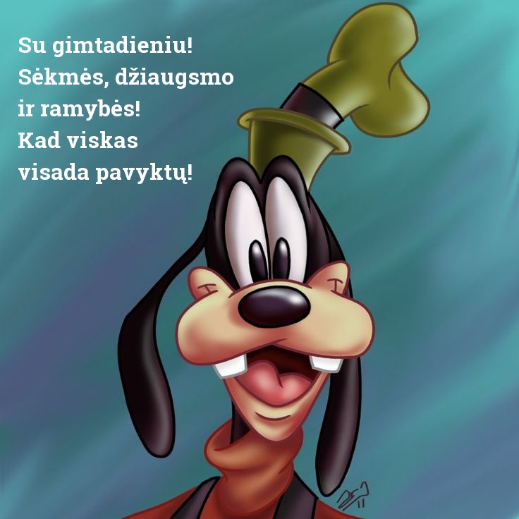 Su gimtadieniu! Sėkmės, džiaugsmo ir ramybės!