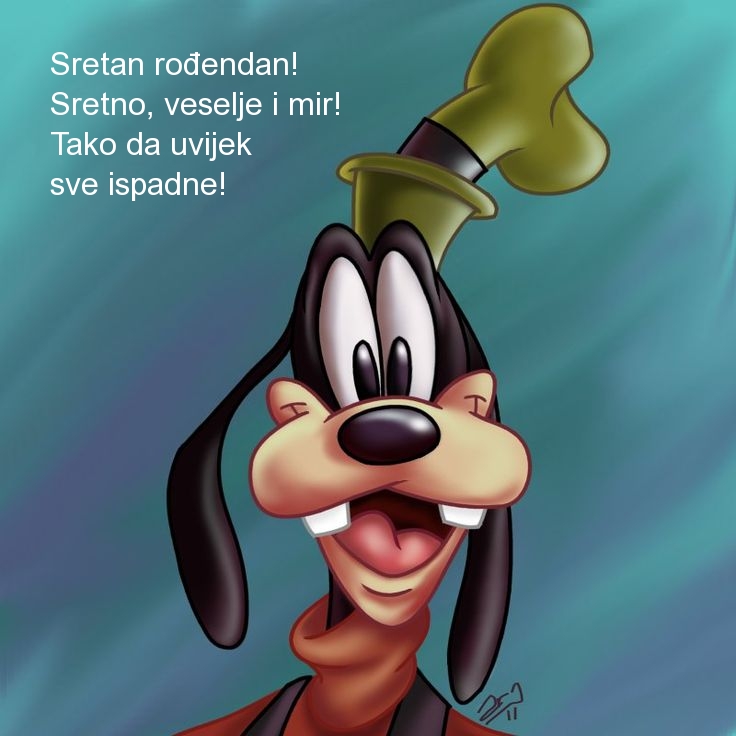 Sretan rođendan! Sretno, veselje i mir!