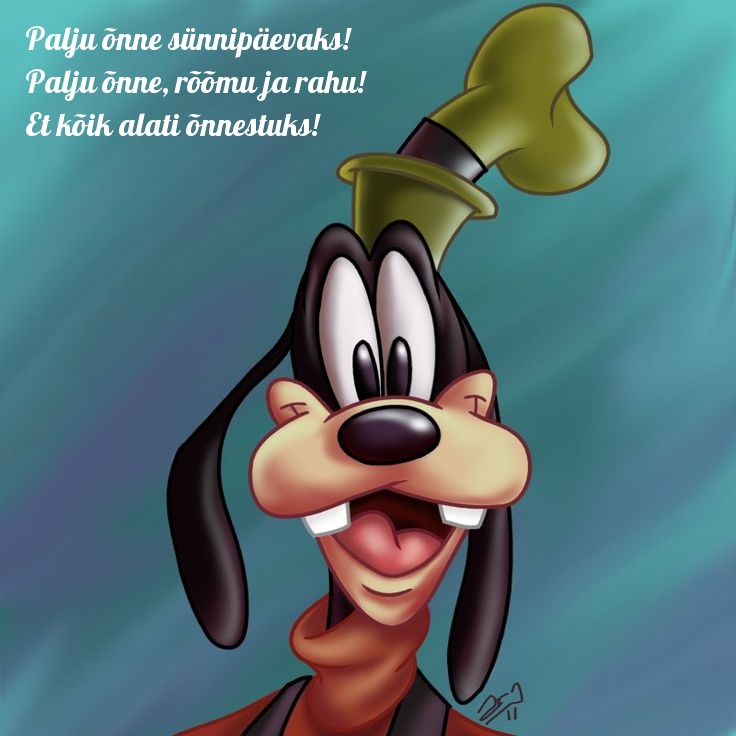 Palju õnne sünnipäevaks!
