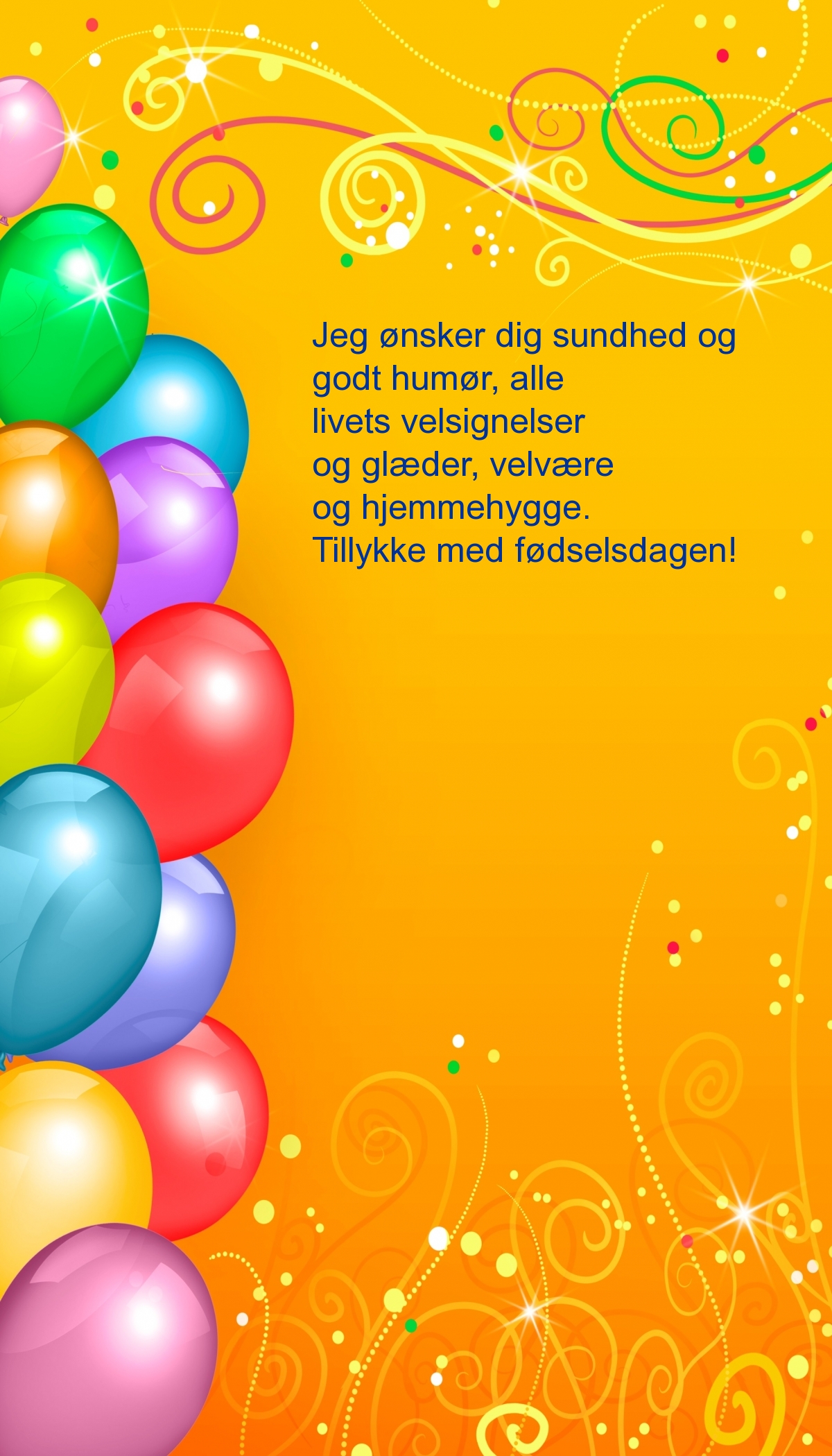 Jeg ønsker dig sundhed og godt humør