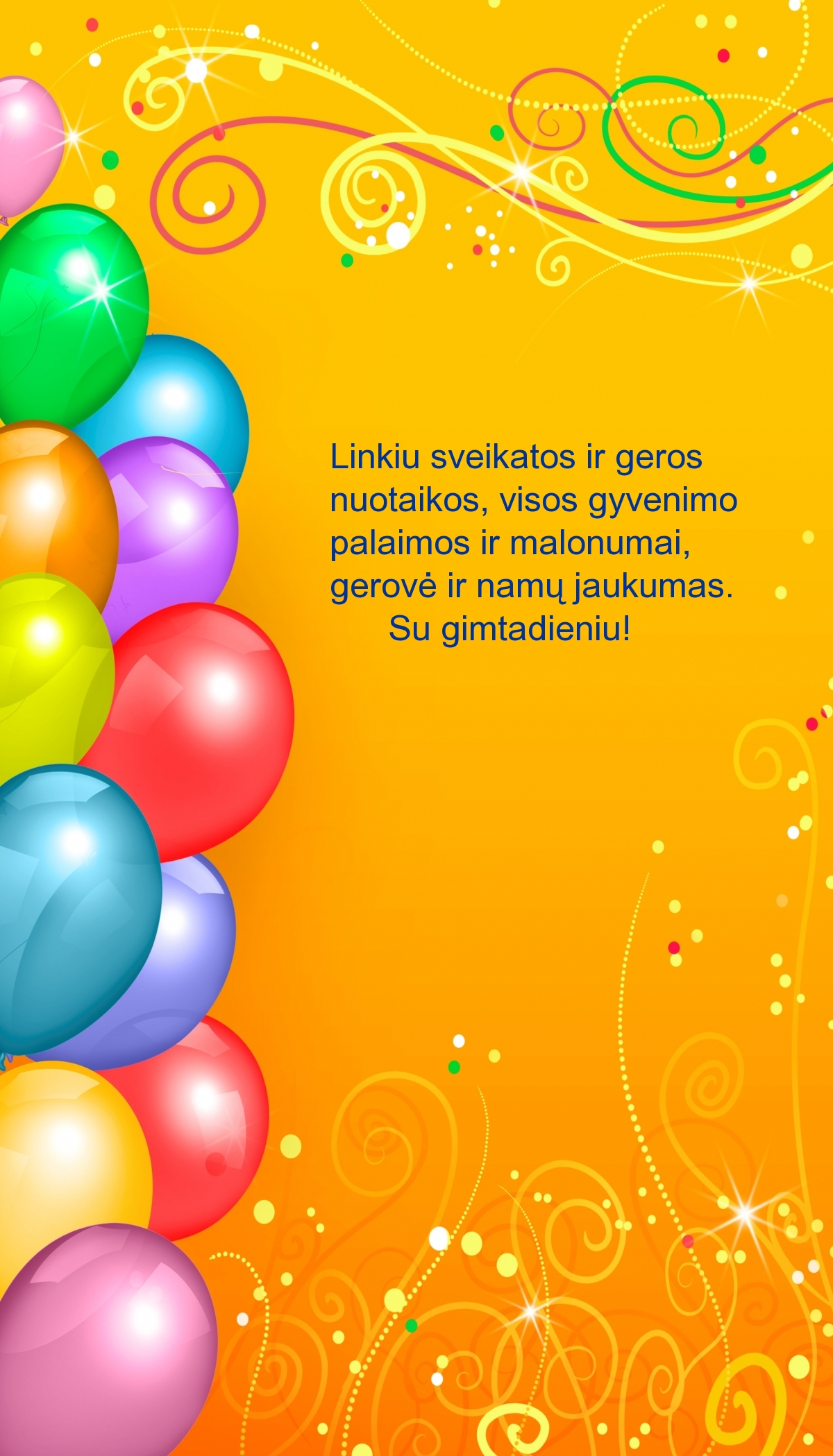 Su gimtadieniu!