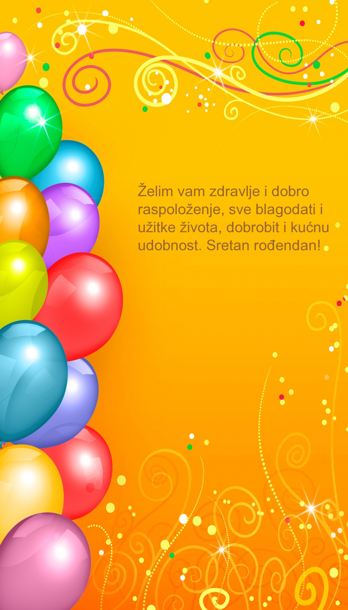 Želim vam zdravlje i dobro raspoloženje