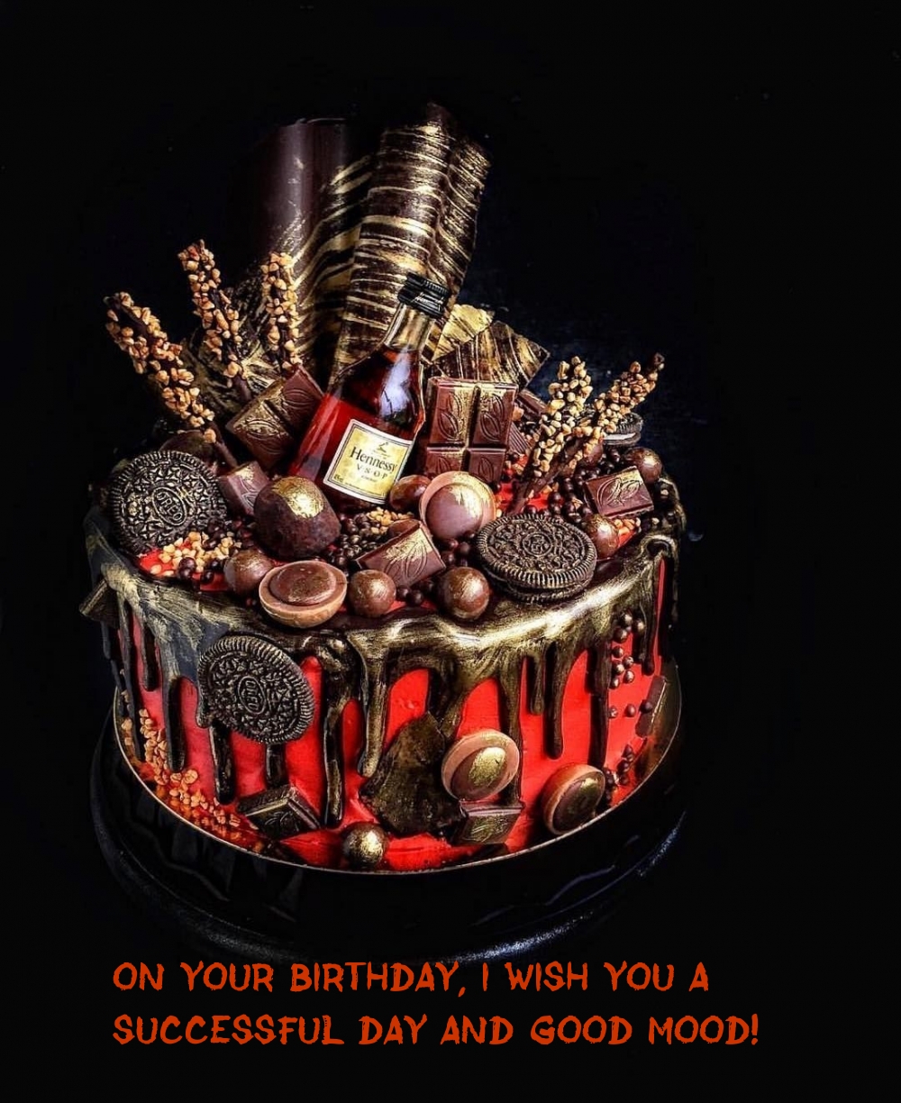 On your birthday, I wish you a successful day and good mood!