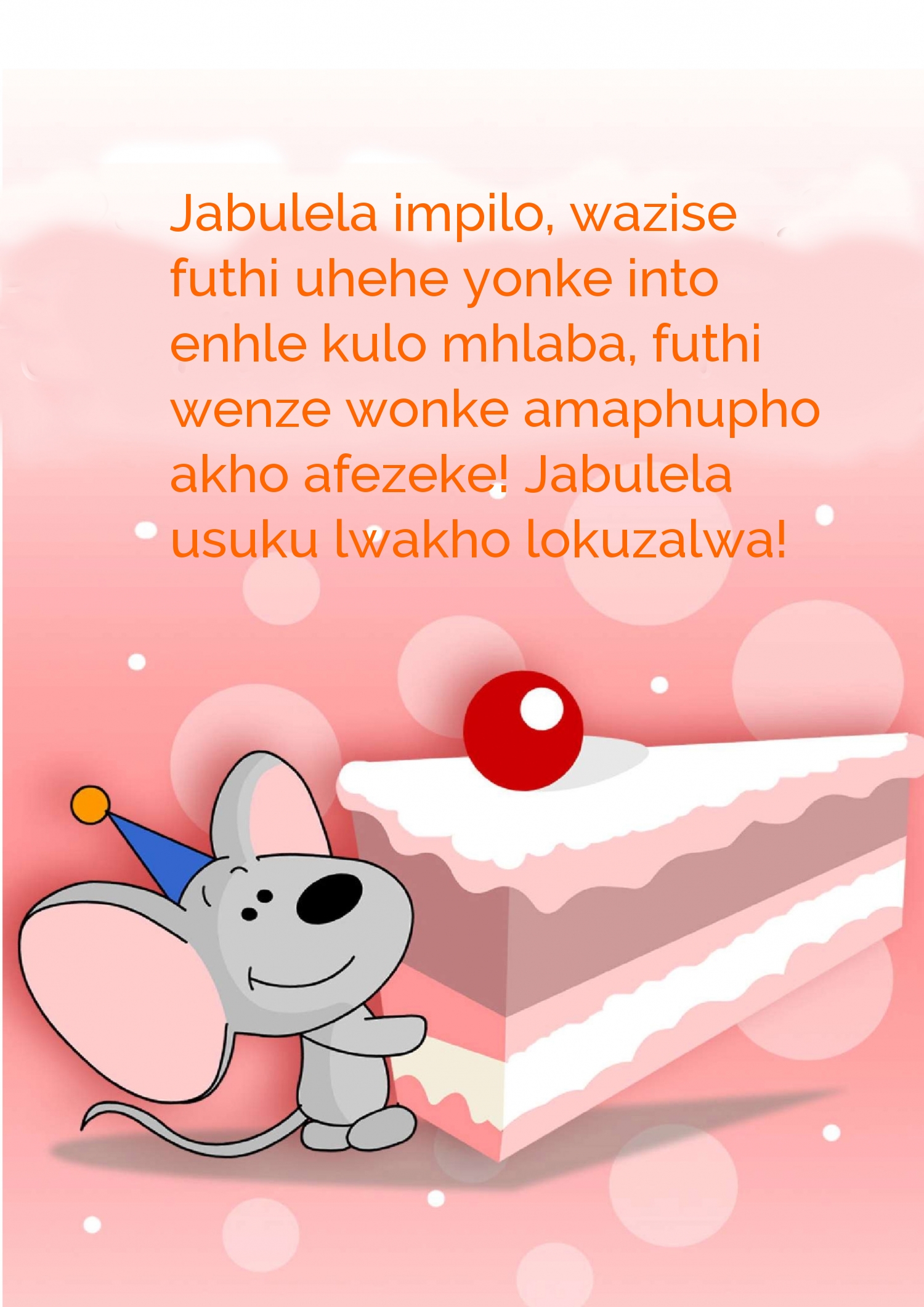 Jabulela impilo, wazise futhi uhehe yonke