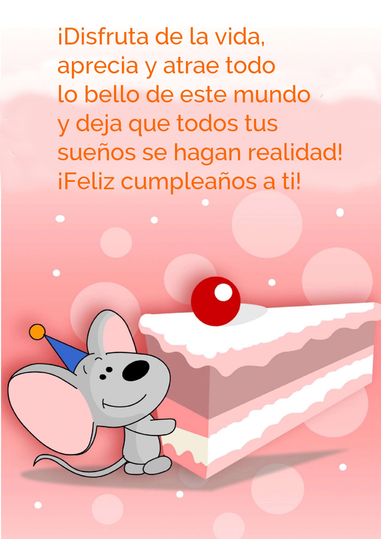 ¡Feliz cumpleaños a ti!