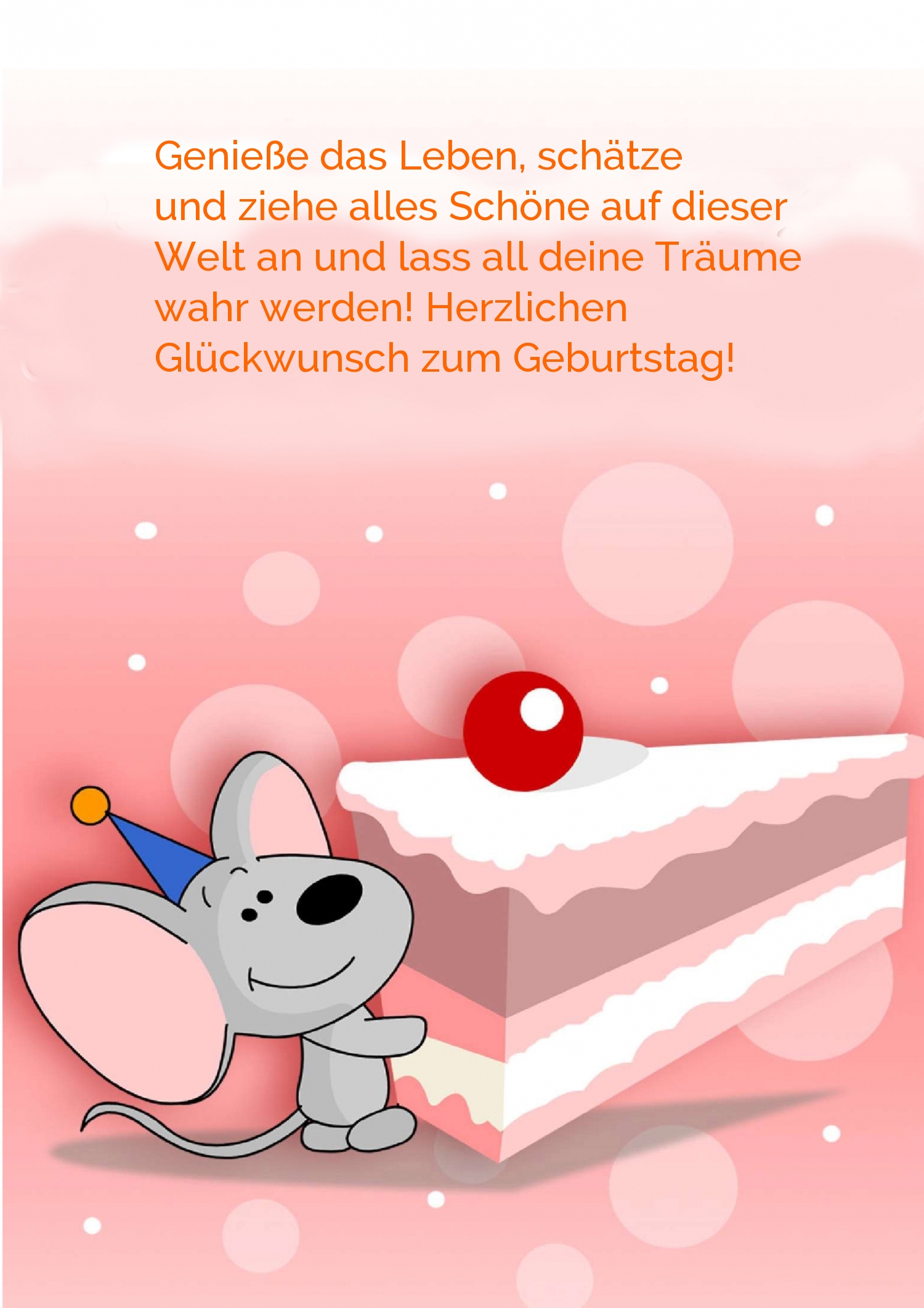 Glückwunsch zum Geburtstag!