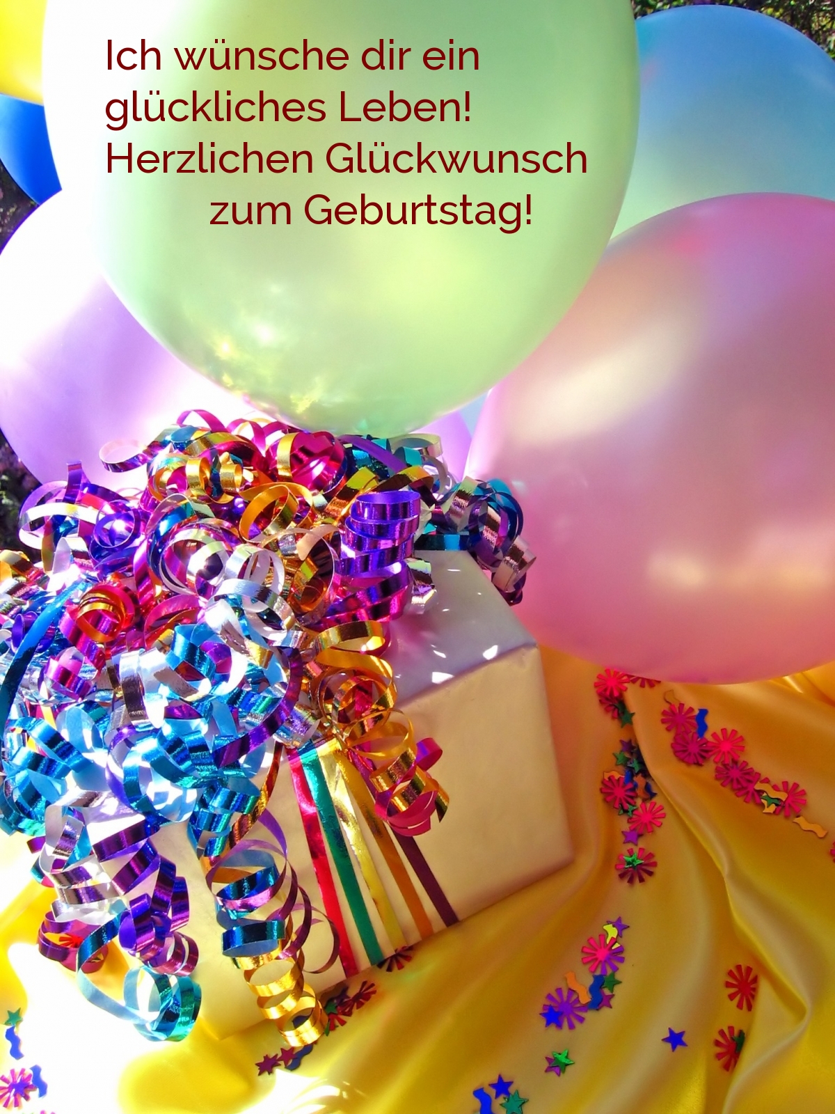Herzlichen Glückwunsch zum Geburtstag!