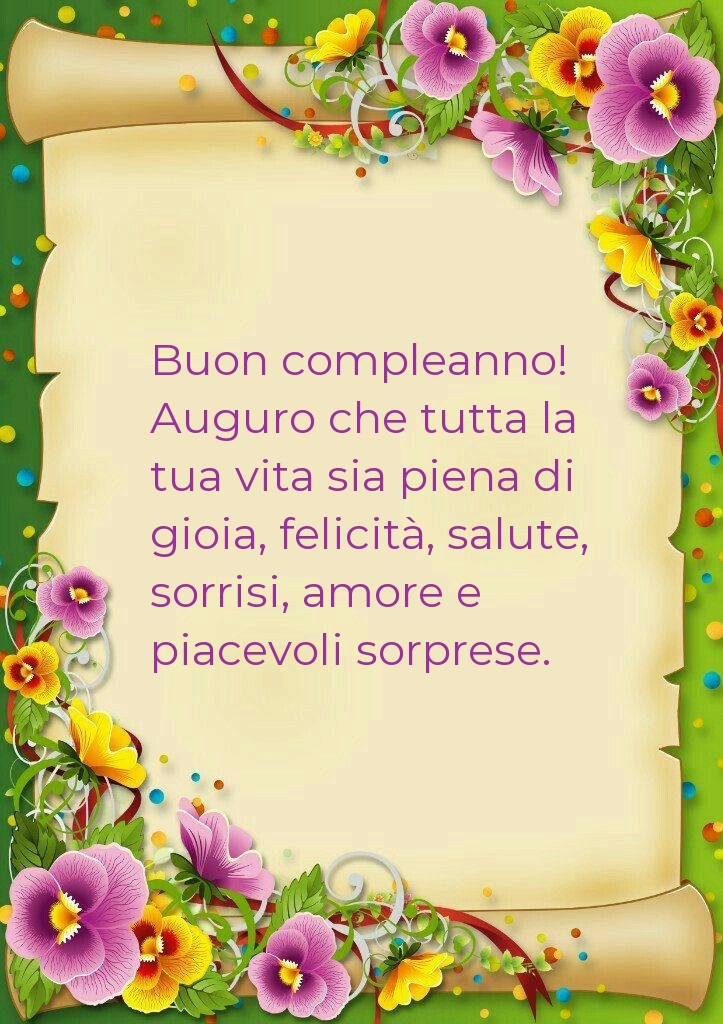 Buon compleanno! 