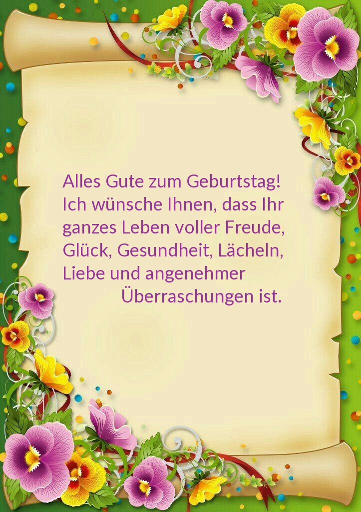 Alles Gute zum Geburtstag!