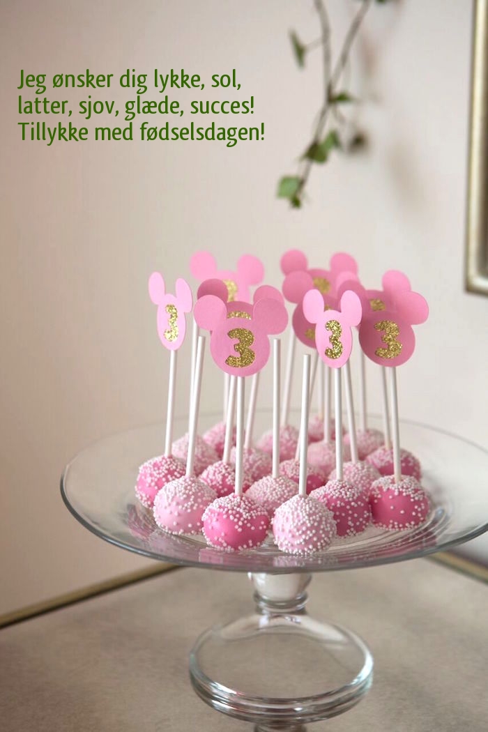 Jeg ønsker dig lykke, sol, latter, sjov, glæde, succes! 