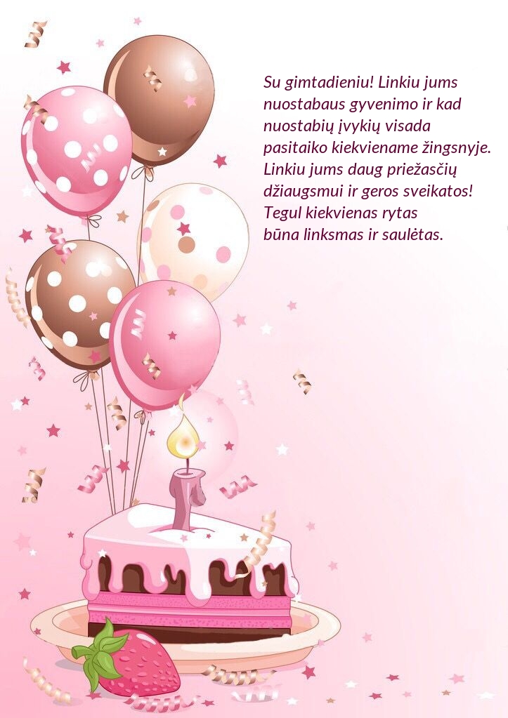 Su gimtadieniu!
