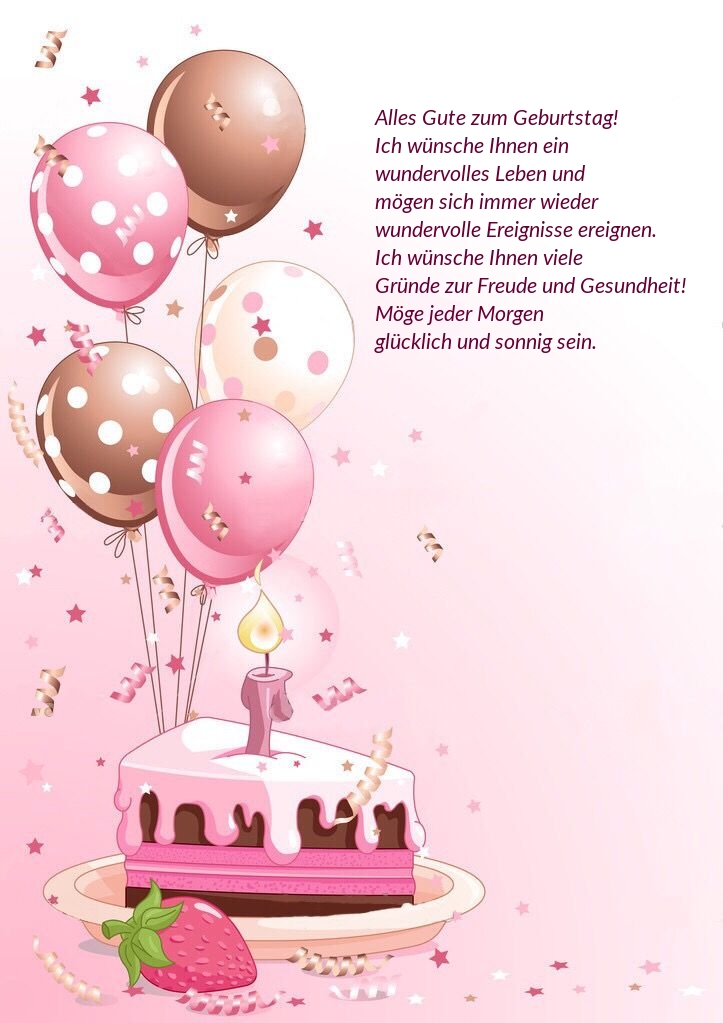 Alles Gute zum Geburtstag! 