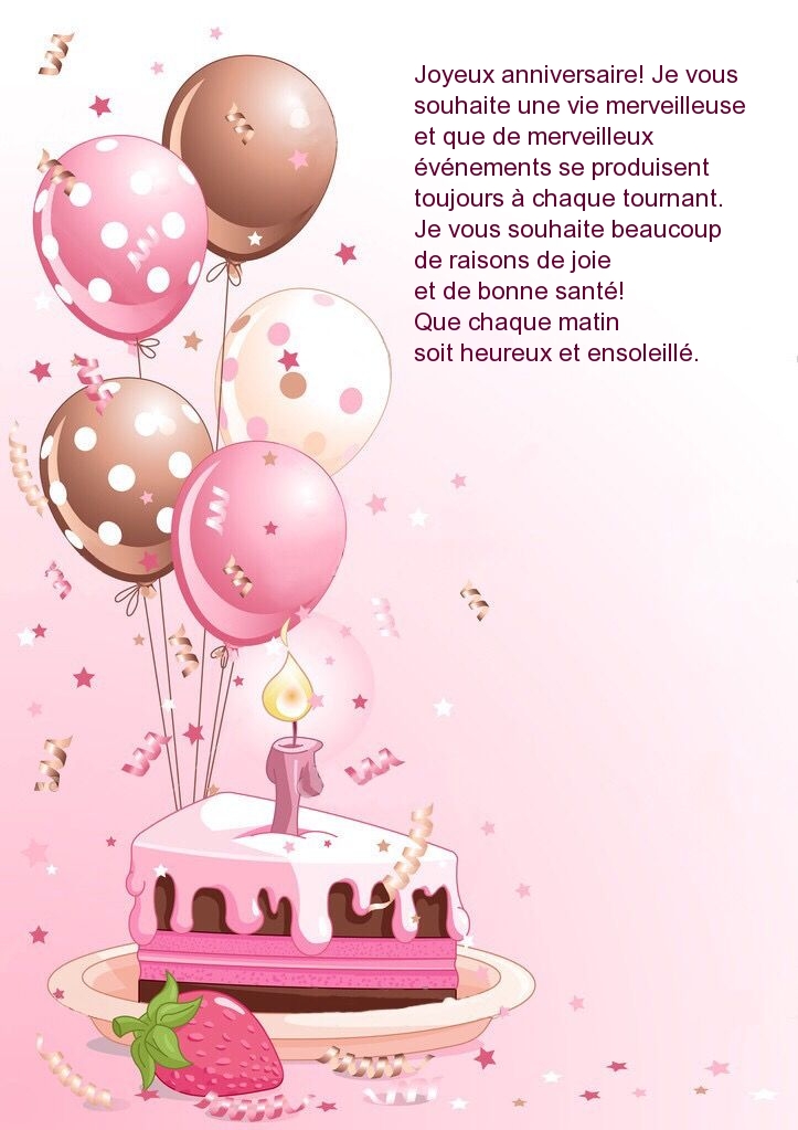 Joyeux anniversaire!