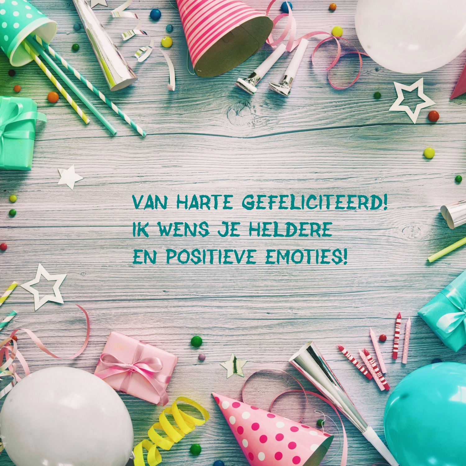 Van harte gefeliciteerd!