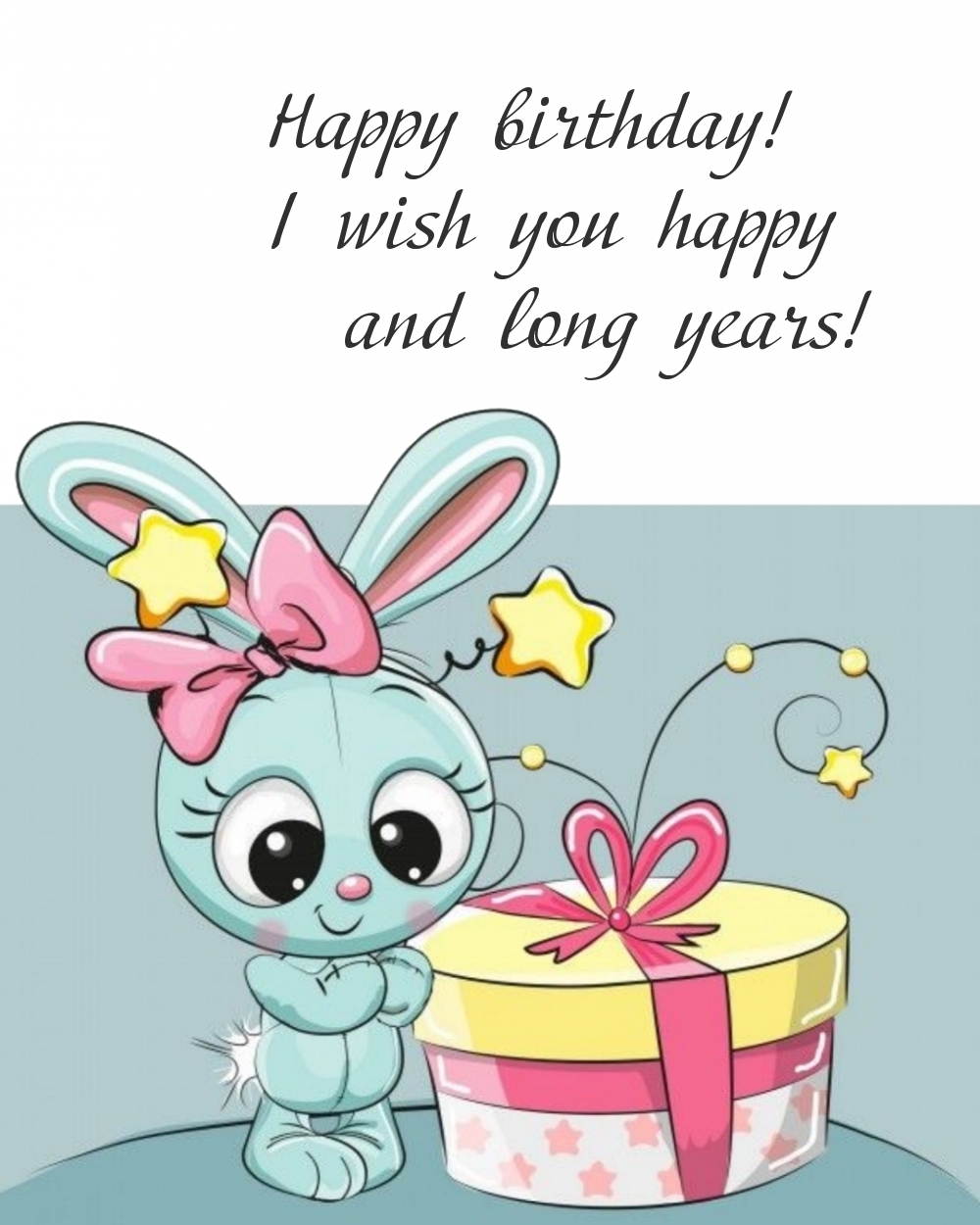 Happy birthday! I wish you happy and long years!