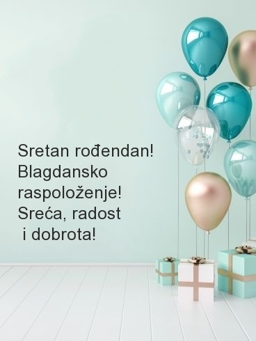 Sretan rođendan! Blagdansko raspoloženje!