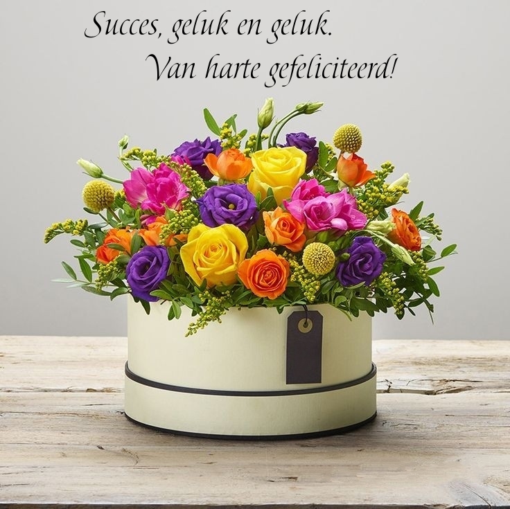 Suksess, lykke og flaks. Gratulerer med dagen!