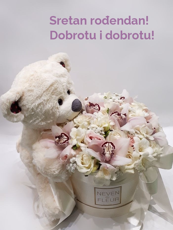 Sretan rođendan! Dobrotu i dobrotu!