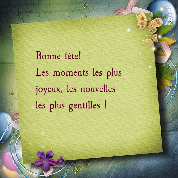 Bonne fête! Les moments les plus joyeux