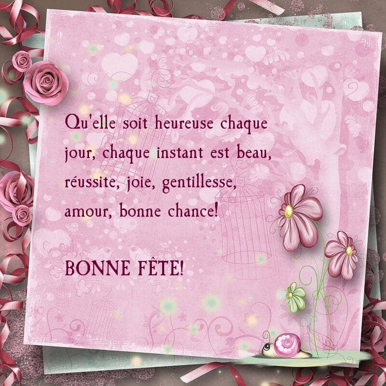 Bonne fête! Qu